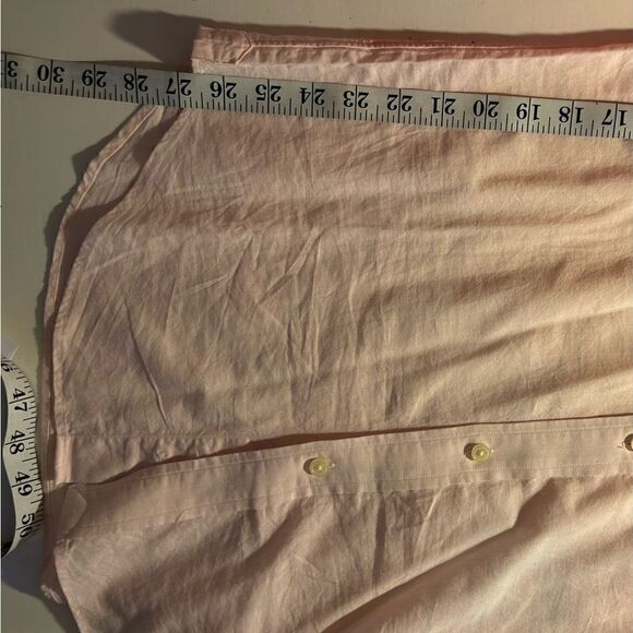 Club Monaco Light Pink Classic Fit Button Down Shirt Size XS - Picture 8 of 9